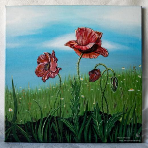 маки Poppies картина символ України
